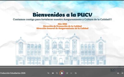 ¡Bienvenidos estudiantes de primer año 2026 con nuestro video de Calidad en la PUCV!! ¡Participa en nuestro sorteo hasta el viernes 13 de marzo!!
